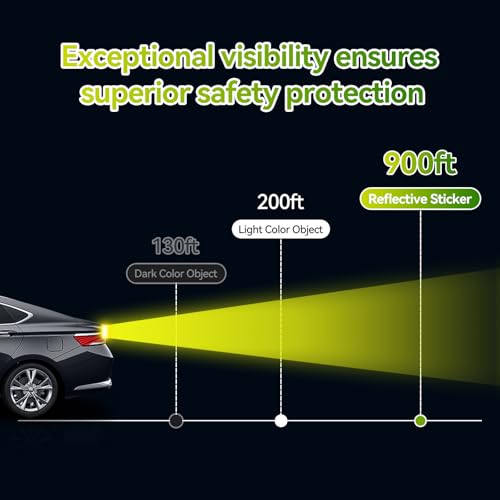 Reflective Demon Eye Stickers for Cars & Helmets - Green