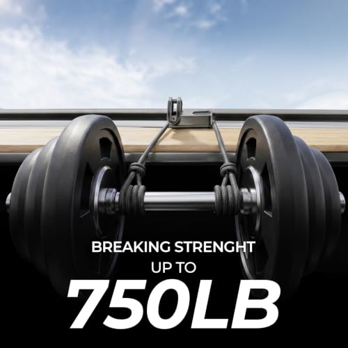 Heavy Duty Paracord Rope 750lb 4mm 12-Strand - Black, 100FT