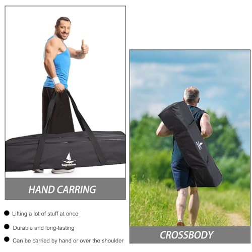 Supvision 37.4in Foldable Duffle Bag for Starting Blocks – Gym Bag Travel Locker