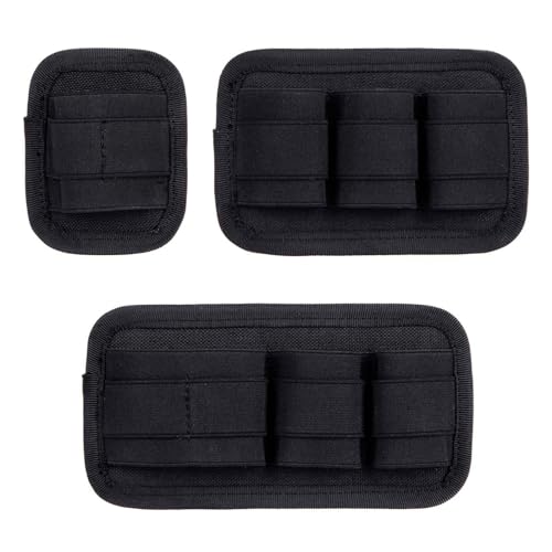 BOSITIVE Black 3-Piece Tactical Modular EDC Organizer Insert & Pouch