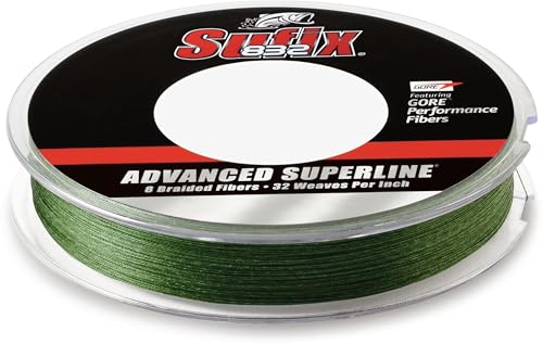 Sufix 832 Advanced Superline Braid - 30 lb, Low Vis Green, 300 Yards