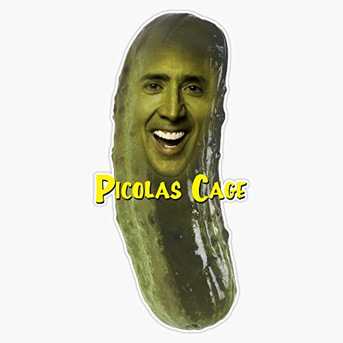 Picolas Cage Vinyl Sticker Decal - 5 Inch Bumper Sticker