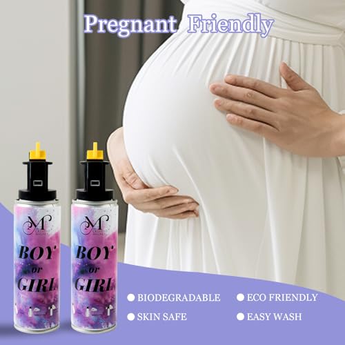 Gender Reveal Fire Extinguisher for Boys, 100% Biodegradable Baby Boy Reveal Party Decorations, Ideal for Exciting Gender Reveal Blue Smoke(4PCS)