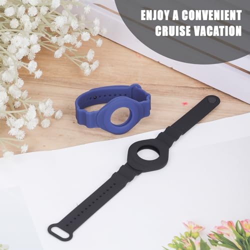 Adjustable Watch Holder for Princess Cruise Medallion - Black & Blue