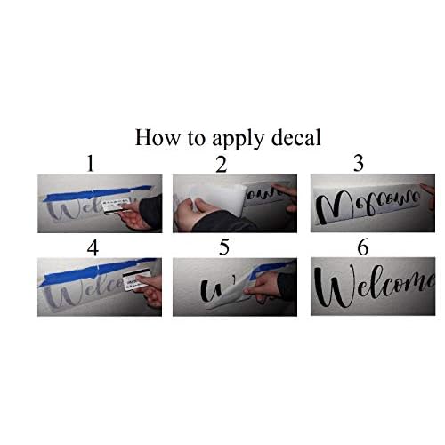 Wedding Seating Chart Decal, 3.5H x 19W, White Vinyl, Glitter Letter Print, Wall Decor