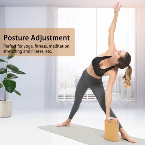 Cork Yoga Block - Eco-Friendly 9"x6"x3" Yoga Accessory