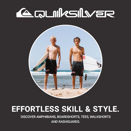 Quiksilver Boys' Snug Fit Long Sleeve UPF 50+ Rashguard Surf Shirt