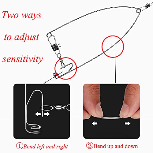 Automatic Fishing Device - Spring Loaded Hook Bait Traps (12 Pack)