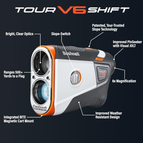 Laser Rangefinder with Slope Compensation, 1300-Yard Range & Flag Lock Vibration