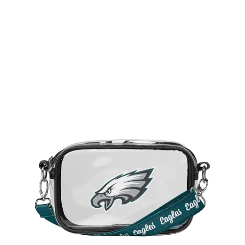 NFL Team Logo Stripe Clear Crossbody Bag for Game Day