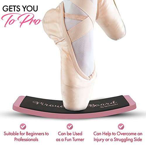 Zenmarkt Bright Pink Turning Board for Dancers, Gymnasts & Ice Skaters