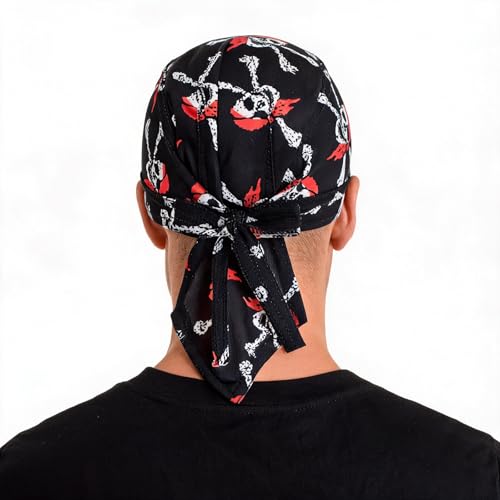 Breathable Bandana Hat Beanie for Men - UV Protection Cycling Headwear