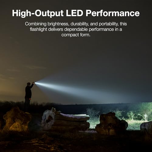 LED Mini Flashlight - 150 Lumen Compact Tactical Light (3.5-Inch)
