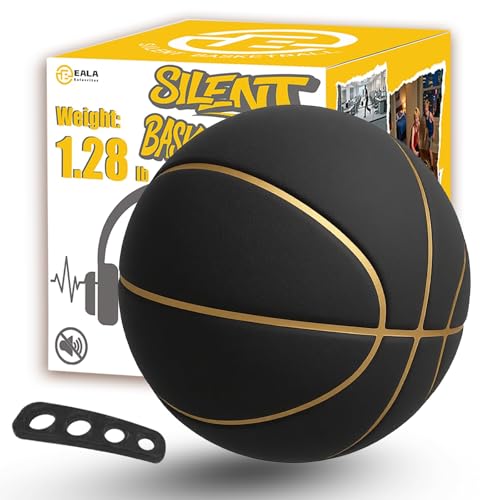 Weighted Silent Indoor Basketball - 1.28lb Heavy Regulation Size 7 for Adult Training