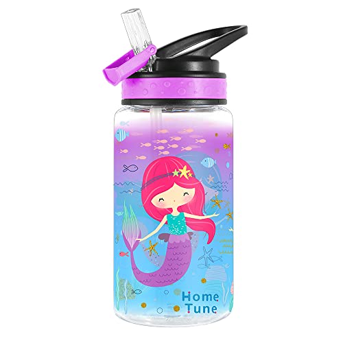 15oz Mermaid Water Bottle for Kids - BPA Free & Leak Proof