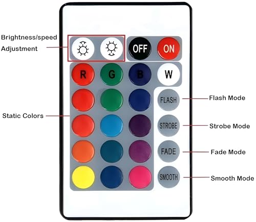 Custom LED Acrylic Name Sign with Remote - Multicolor