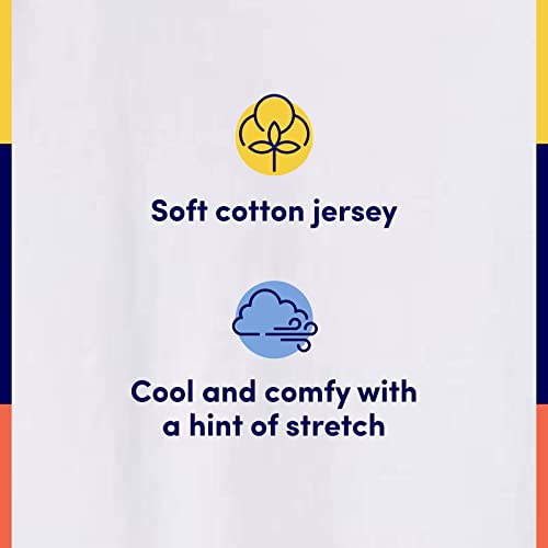 Boys' Short Sleeve V-Neck T-Shirt - Size 4-5 White