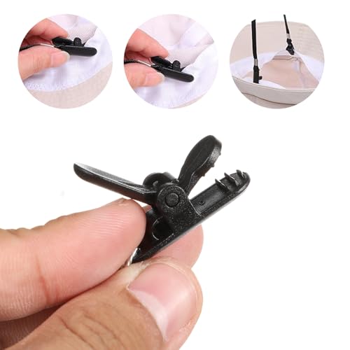 Adjustable Hat Straps for Wind - 4 Pack Secure Chin Cord for Outdoor Sports