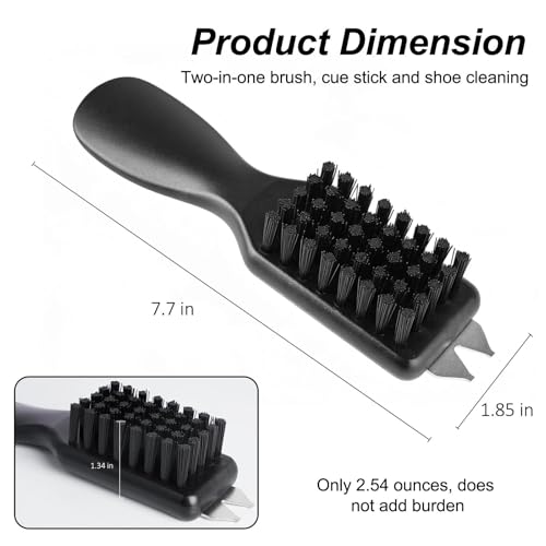 Golf Club and Shoe Brush Cleaner with Retractable Carabiner