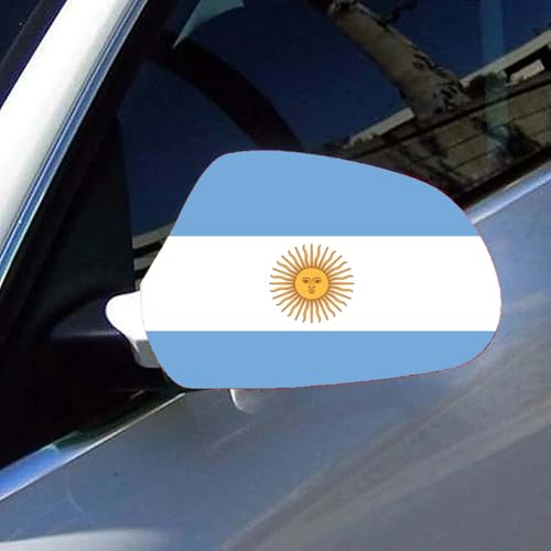 Argentina Flag Car Wing Mirror Covers - Standard Size