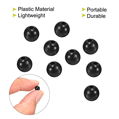 6mm Soft Plastic Fishing Beads - Durable Round Bait Tackle (200 Pieces)