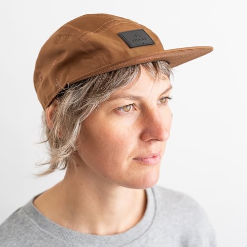 Tillak Wallowa Kodra Hat - Lightweight Oxford Nylon 5 Panel Cap, Russet Brown, One Size