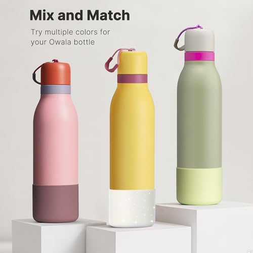 Silicone Boot for 18/24 oz Owala FreeSip Twist Water Bottle - Reddish Brown