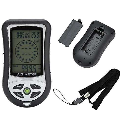8-in-1 Digital Altimeter Compass - Outdoor Hiking Safety Tool