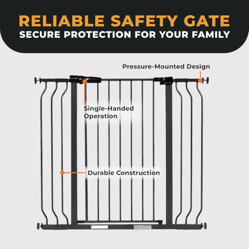 BalanceFrom 36-Inch Stair Gate Wall Protectors, White, 4-Pack fits BalanceFrom Gates