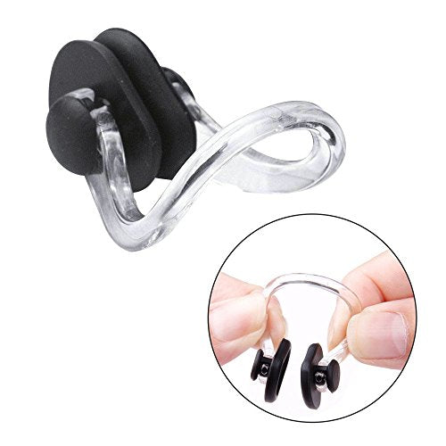 Swimming Nose Clips - 10 Pack Soft Silicone Nose Plugs for Kids and Adults