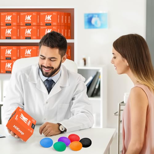 Stress Balls for Adults - 6 Pack Grip Strength Trainers
