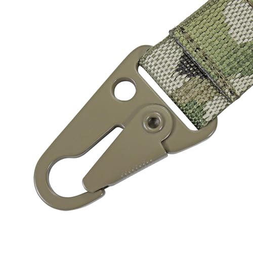 Tactical Molle Glove Clip, T-Mount Metal Carabiner Key Holder for