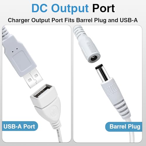6ft Power Cord Replacement for Graco Baby Swing - 5V 2A Adapter