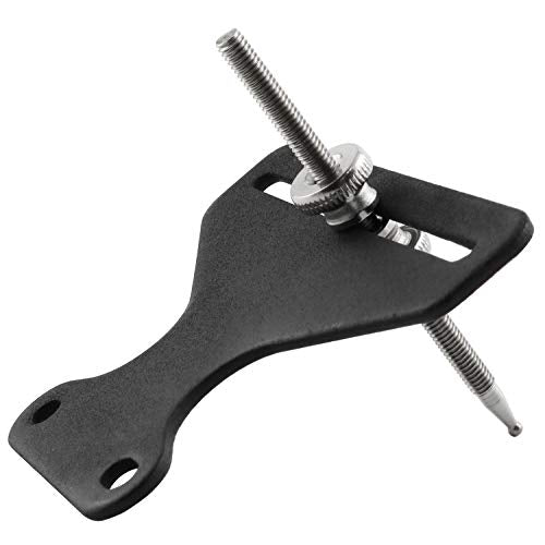 Single Pin Archery Bow Sight - Adjustable Black Aiming Sight