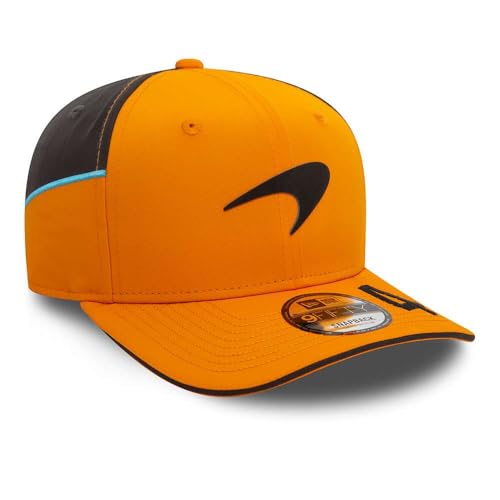 New Era McLaren Lando Norris Official 9Fifty Snapback Cap - Medium-Large, Orange