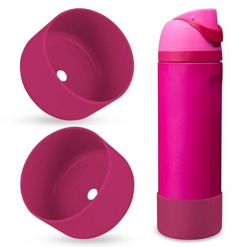 Silicone Water Bottle Boot - 2PCS Protective Sleeve for Owala 24oz, 32oz, 40oz