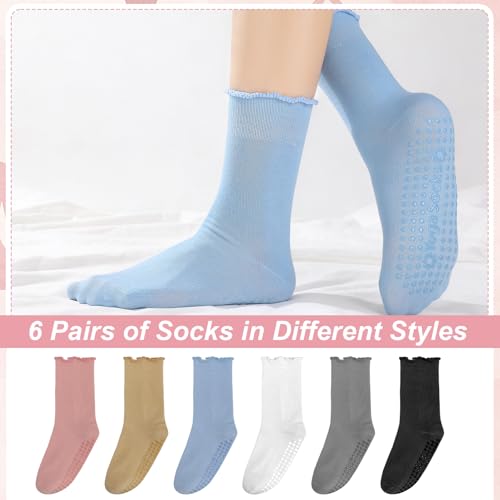 Non-Slip Pilates Grip Socks for Women - 6 Colors Available