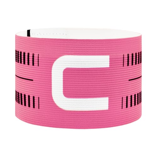 Captain Armband for Soccer - Unisex C Design - Pink