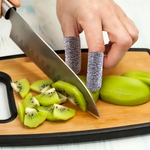 20 Pcs Cut-Resistant Finger Cots - Reusable Thumb Protectors