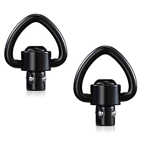 Durable Two Point Sling Mounts with QD Swivel - 2PCS