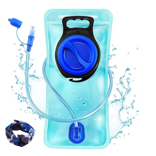 1.5L Hydration Bladder - BPA-Free Leak Proof Water Reservoir - Blue