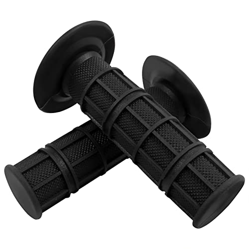 Non-Slip Motorcycle Handlebar Grips - 7/8" 22mm & 24mm