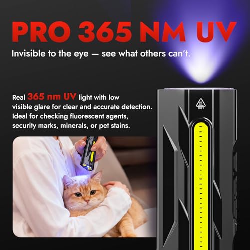 WARSUN T9PRO Rechargeable 1500 Lumen Pocket Flashlight with Magnetic Base
