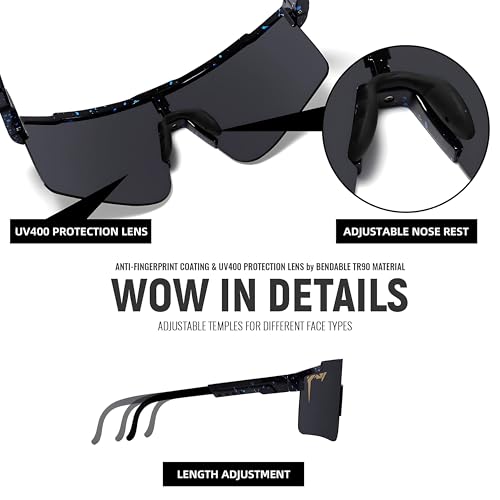 Sports Sunglasses for Youth - Anti-UV Vipers Sunglasses Pa-01