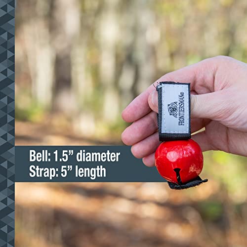 Bear Bell with Magnetic Silencer for Hiking & Camping - Red