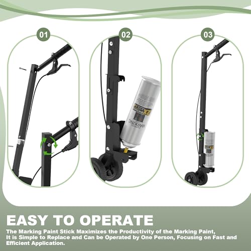 35-Inch Industrial Line Marking Paint Wand for Sports Fields & Parking Lots