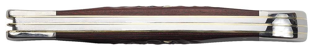 Case WR XX Pocket Knife Brown Rosewood Folding Hunter Item #189 - (6265Sab SS) - Length Closed: 5 1/4 Inches