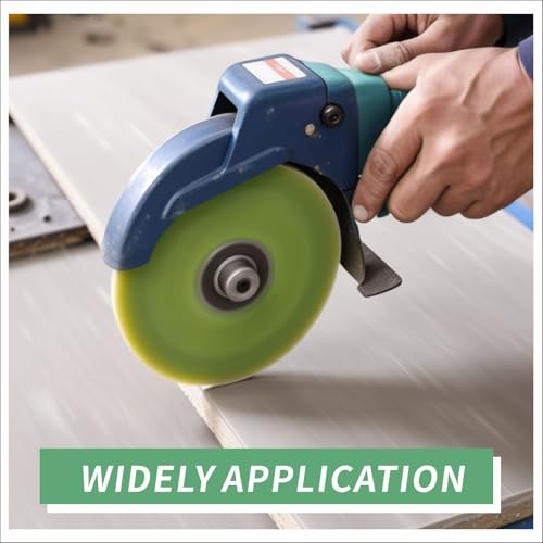 3 Pack 4-1/2 Inch Diamond Glass Cutting Disc for Angle Grinder, 7/8" Arbor Ultra-Thin Precision Blade - Cut Glass, Tile, Crystal, and Ceramic for Bottles