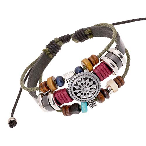 Bohemian Multilayer Beaded Bracelet - Hand Woven Stackable Jewelry