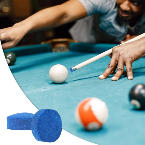 20 High-Quality Billiard Pool Cue Tips with Storage Box - 9mm, 10mm, 12mm, 13mm